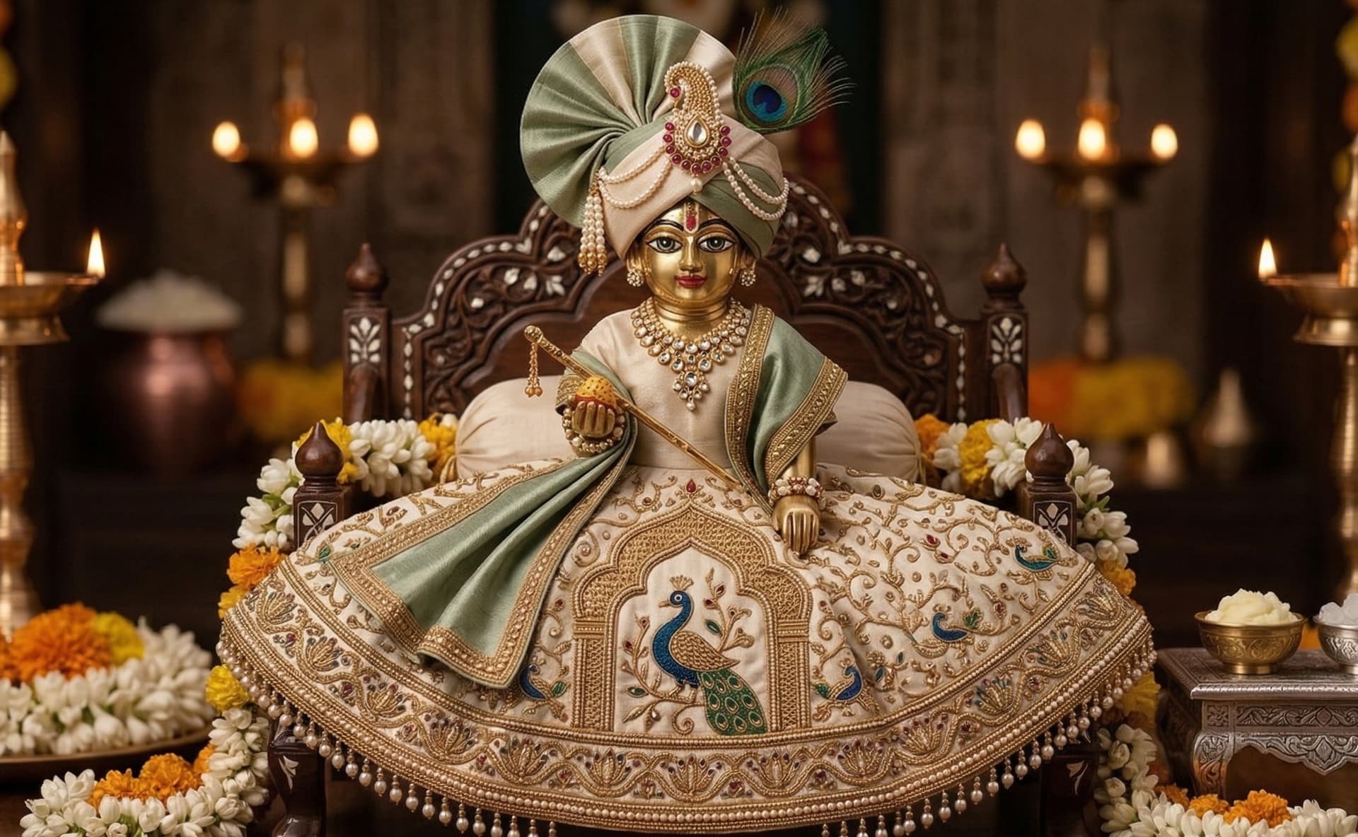Daily Shringar — Cotton Kanha Ji ke kapde for everyday seva | Divyambar